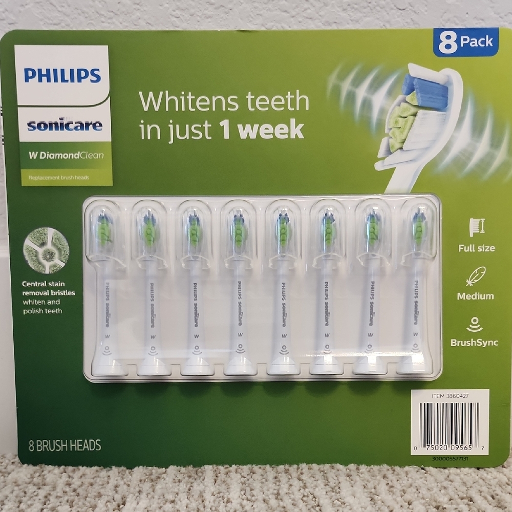 Philips Sonicare DiamondClean Brush Heads - 8 Pack
